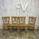 Set of 4 bistro chairs