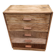 Ancienne meuble en bois 5 tiroirs fait en boîte publicitaire