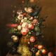 Still life signed by Elias Jozsa, Hungarian painter.