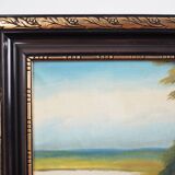 Painting „The Way to Home”, Scandinavian design, 1970s, by V. Kier