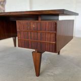 Bureau de direction en palissandre par Illum Wikkelsø, années 1970.