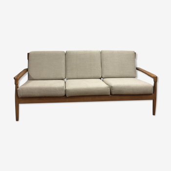 Reupholstered Scandinavian sofa