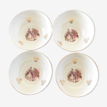 Lot de 4 bols en porcelaine