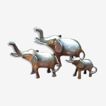 Brass elephants