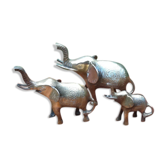 Brass elephants