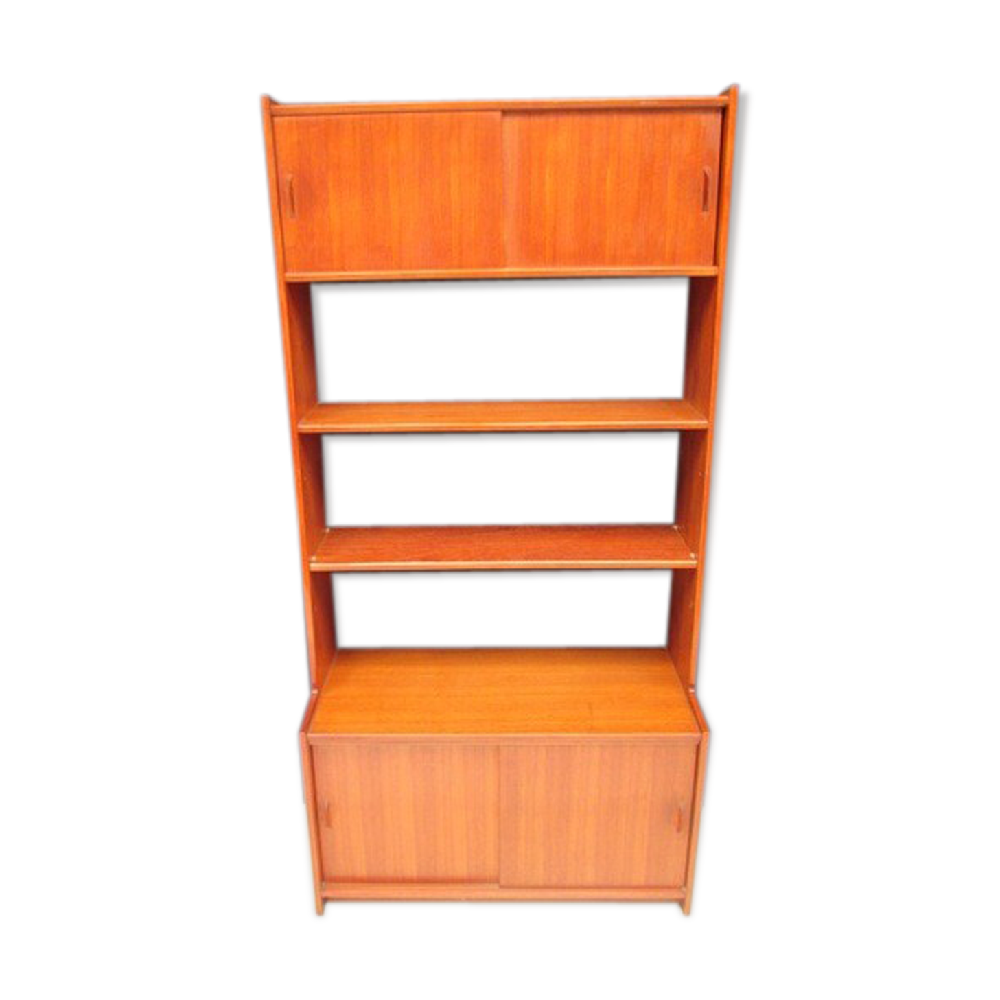 Vintage teak library