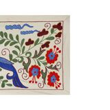 Hand-knotted rug, vintage Turkish rug 44x96 cm