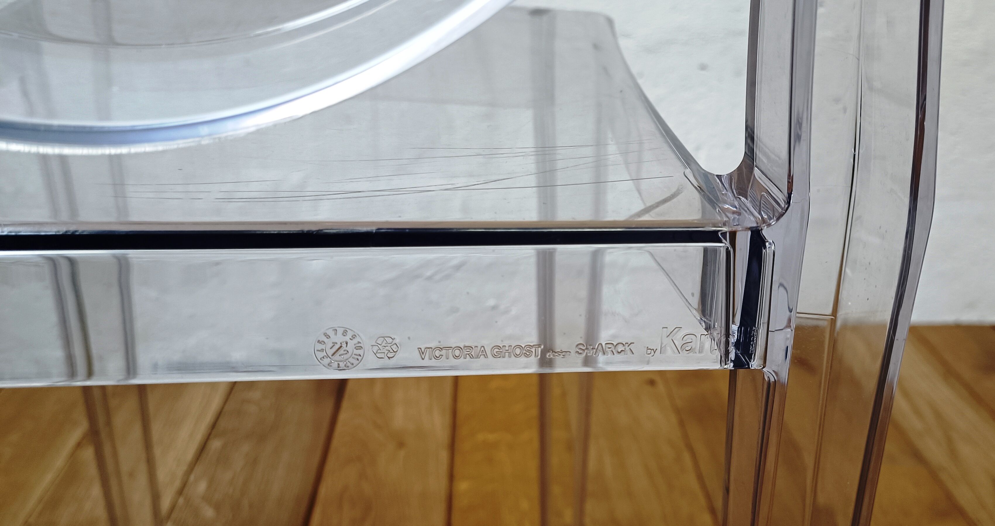 Chaise Kartell Victoria Ghost, Philippe Starck