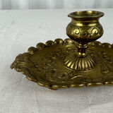 Bougeoir en laiton vintage