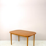 Scandinavian vintage oak extending table