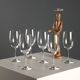 Vintage crystal wine glasses by Baccarat, France, 20th century.
