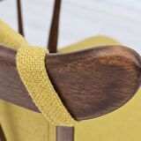 1960-70s, Danish design by Farstrup Stolefabrik, reupholstered rocking chair.