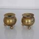 Pair of Scandinavian brass candlesticks 1960