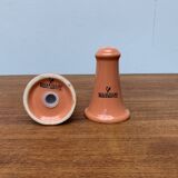 Postmodern ceramic salt and pepper shakers by Gallo Design for Villeroy & Boch, set of 2.