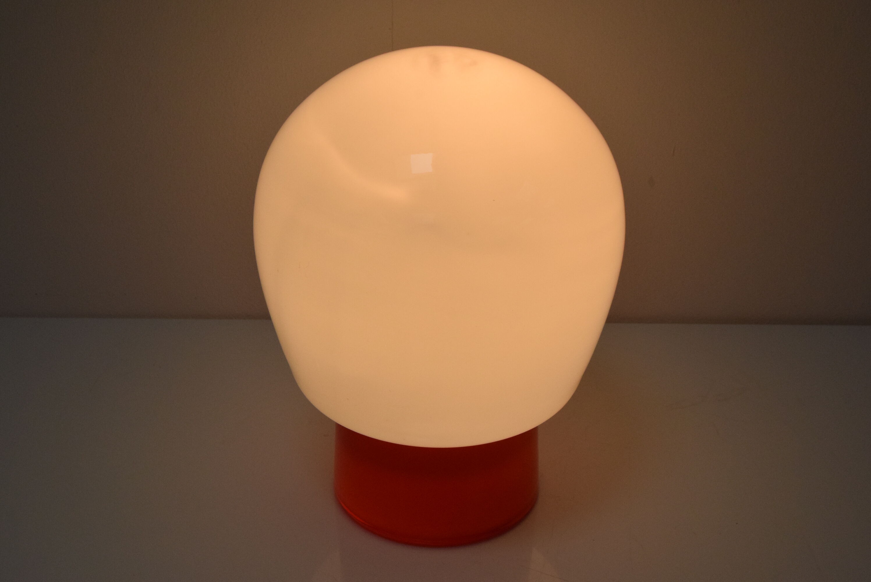 Mid-century All Glass Table Lamp,Designed by Stepan Tabera,1970's.