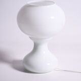 vintage white opaline lamp