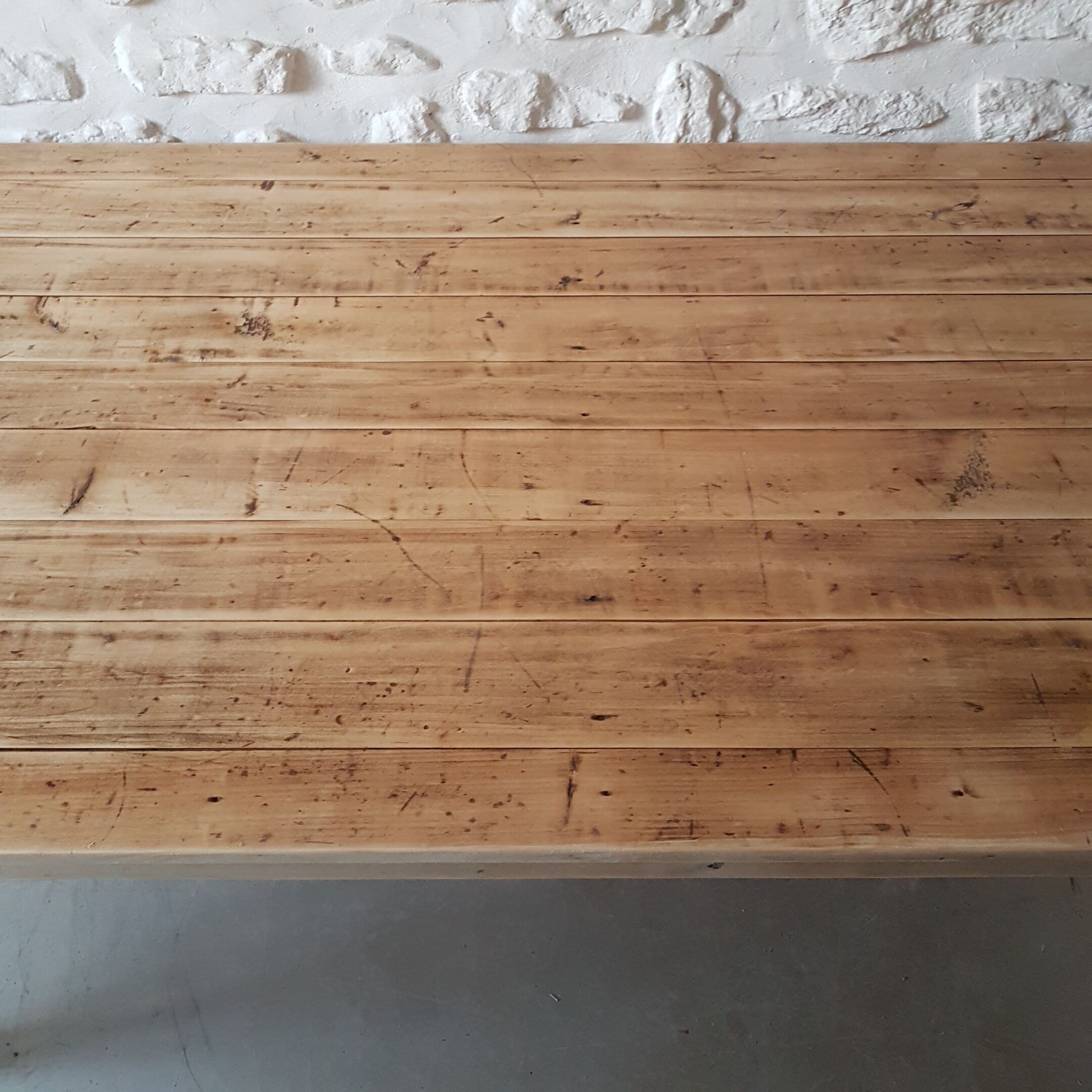 Restored farm table