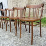 Series of 4 bistro chairs