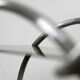Vintage art déco chrome and glass round bar cart, 1930s