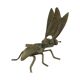 Vintage Copper-Purpose Fly Figurine Ashtray Italy Sixties