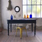 Napoleon Antique blackened wooden desk