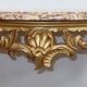 Wall Console in Golden Wood, Louis XV style – Mid 20th century