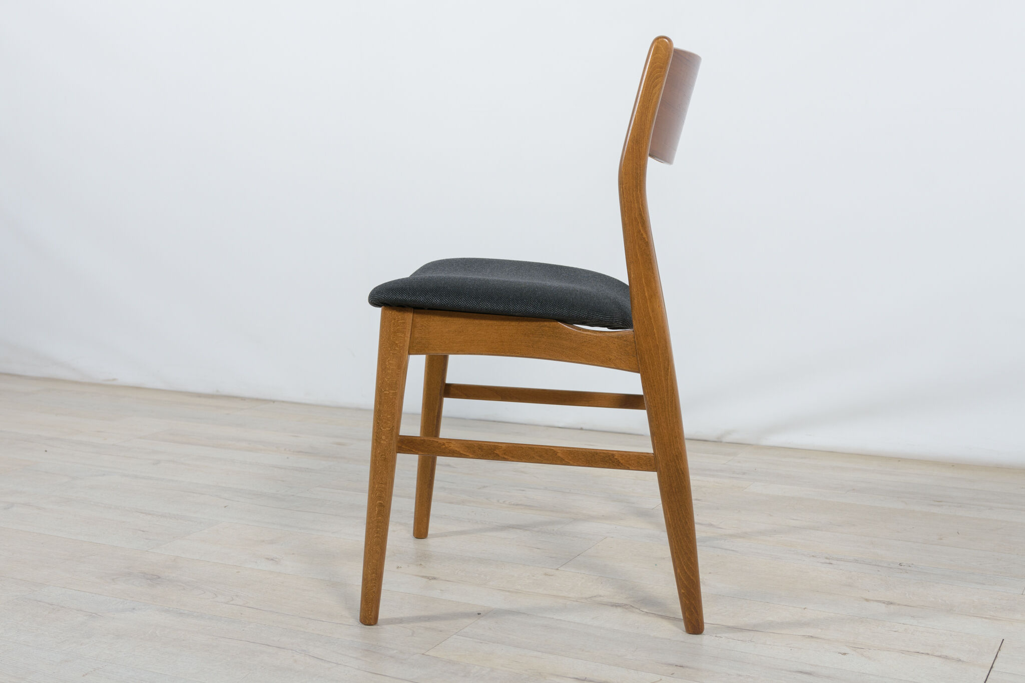 Mid-century teak dining chairs, 1960s, set of 4
