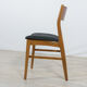 Mid-century teak dining chairs, 1960s, set of 4