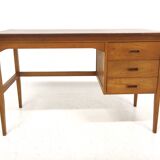 Scandinavian teak desk, Sweden, 1950