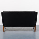 Modern Danish sculptural 2-seater sofa from Eilersen 1960