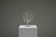 White brutalist tree candle holder “tree of life” 1970s.