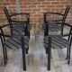 Set of 4 Italian design armchairs from the 80s