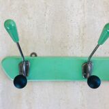 Vintage wall coat holder with 4 patères circa 50/60