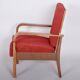 Set of Art Deco Walnut Armchairs, 1930s