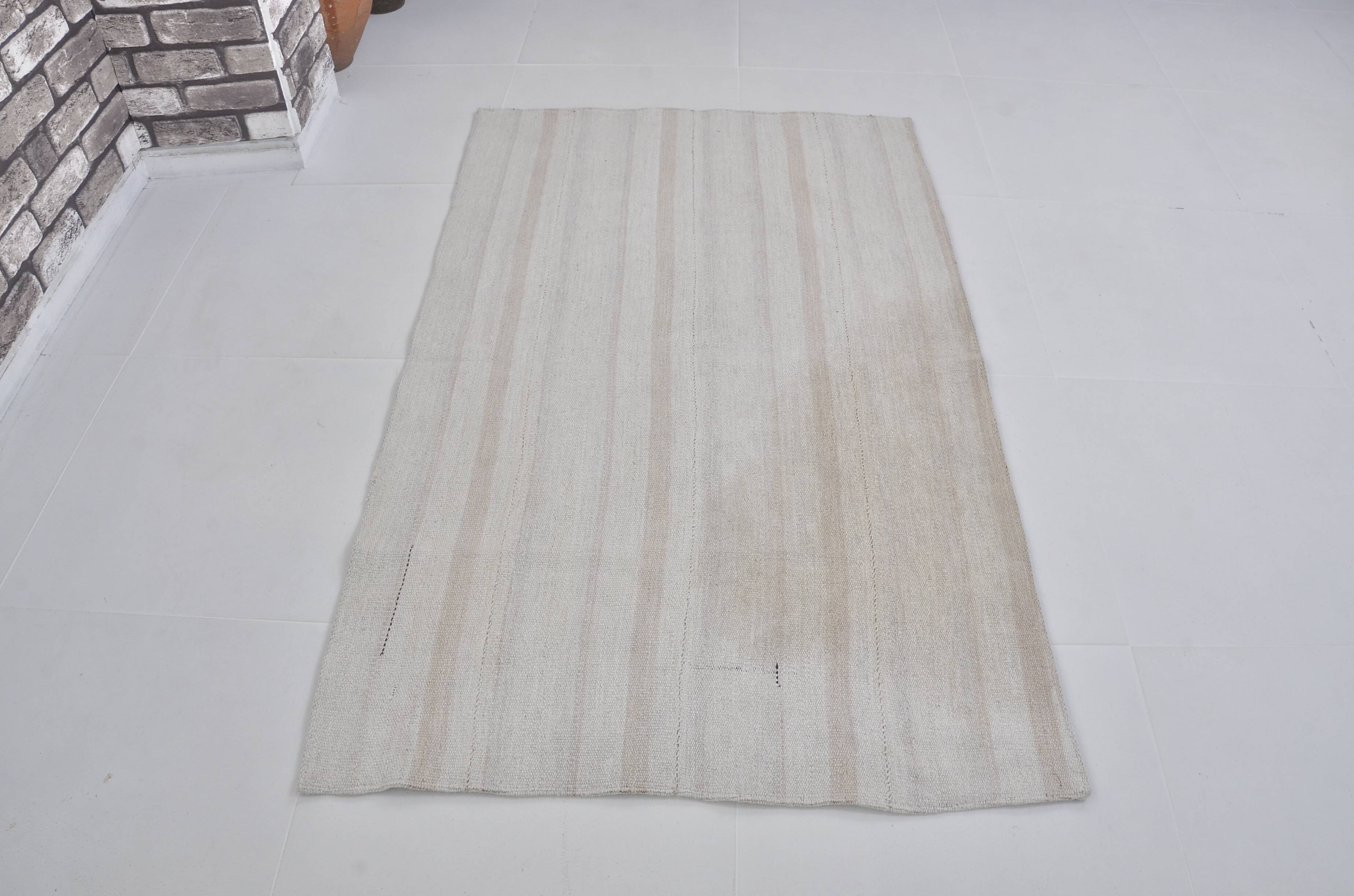 Vintage Hemp Anatolian Kilim sku3812