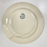 Lot of Plate, Platter, Ramier and Soup Tureen, Iron Earth, "Excelsior" service, E. Bourgeois, late 19th century