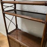 Rattan shelf