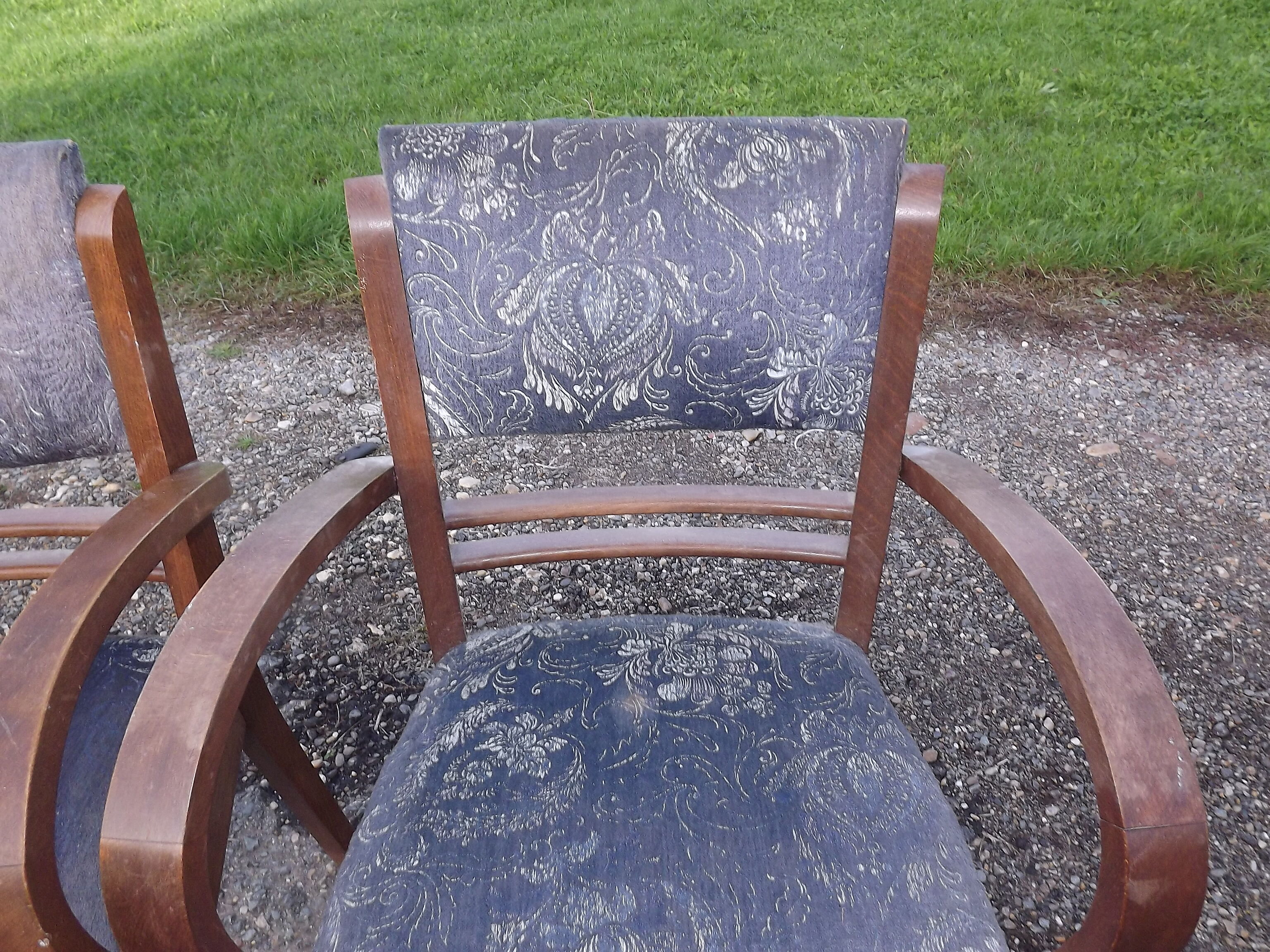 Paire de fauteuils bridge des années 30