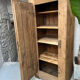 Small rustic bonnetière in 18th century oak.