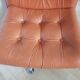 Vintage armchair in brown leather