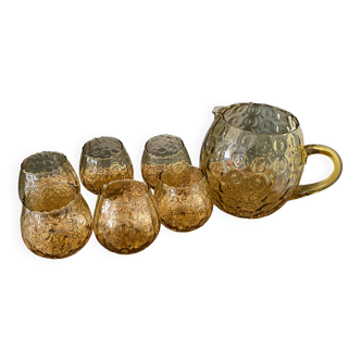 Vintage fruit juice service