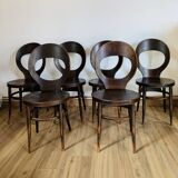 Set of 6 Baumann seagull model chairs