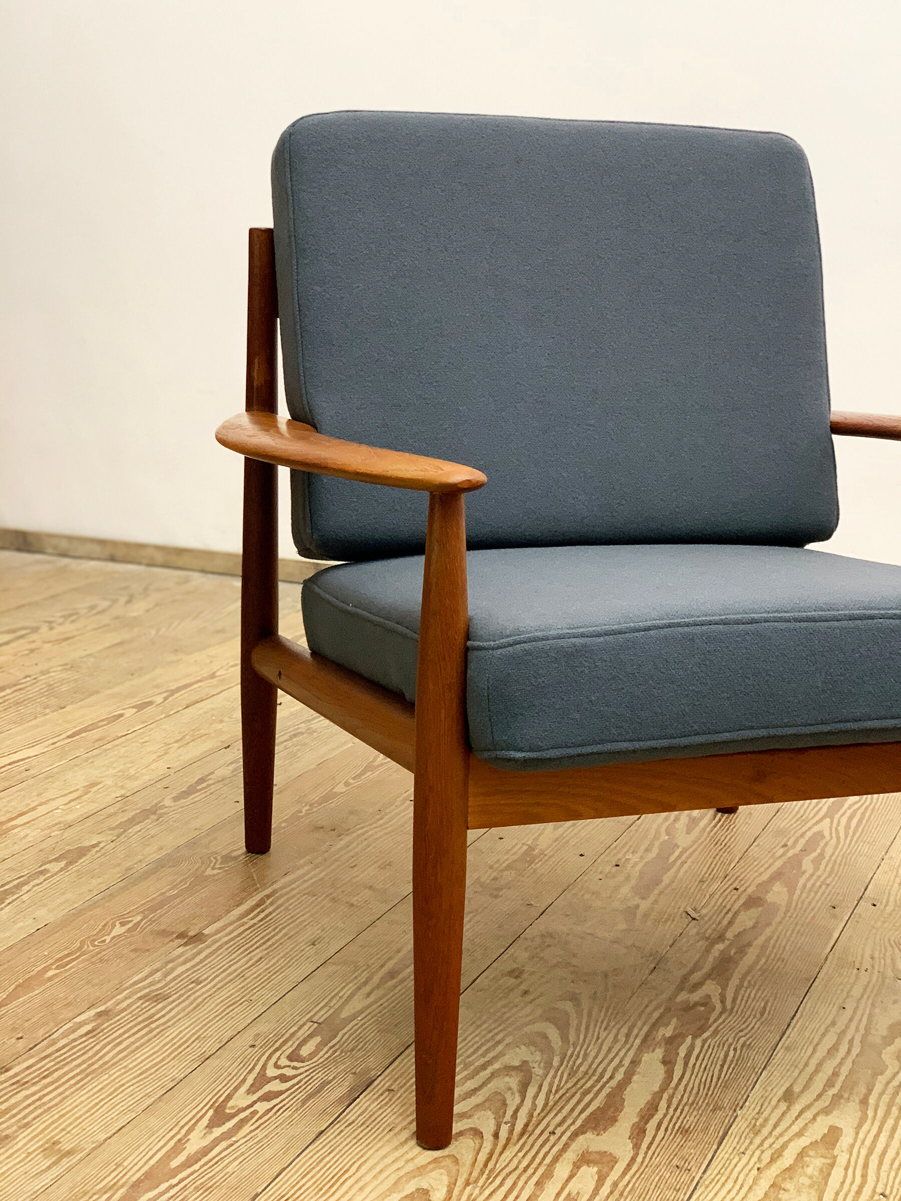 Teak armchair or easy chair by Grete Jalk for France & Son, Danish Design, 1950er