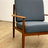 Teak armchair or easy chair by Grete Jalk for France & Son, Danish Design, 1950er