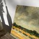 Oil painting on landscape panel