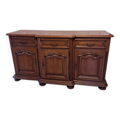 Enfilade buffet bas 3 portes style rustique