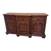 Enfilade buffet bas 3 portes style rustique