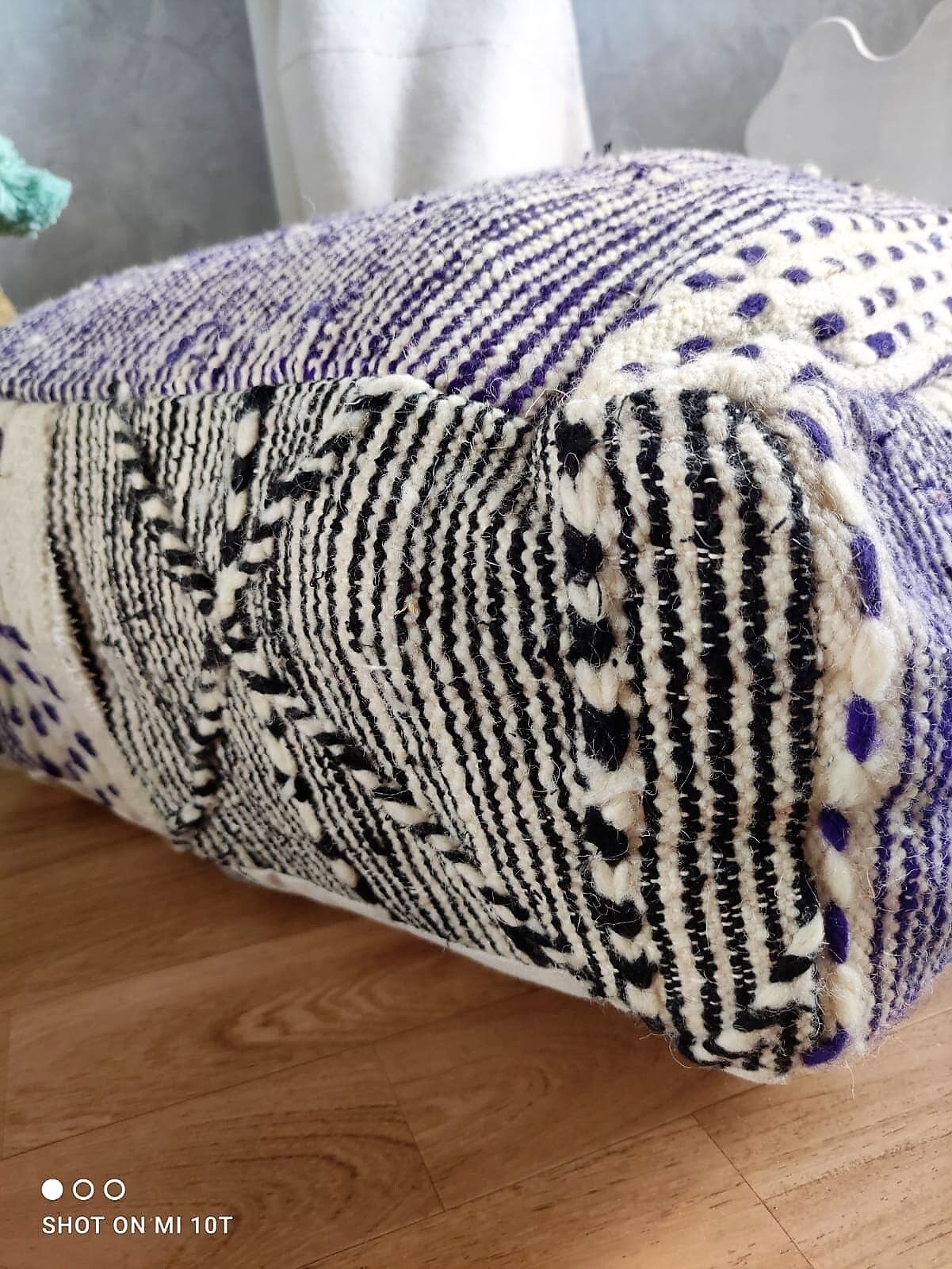Berber pouf boujad oldschool 60cm by 60cm by 25cm