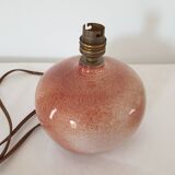 Ceramic lamp base signed with JLM monogram (to be identified)