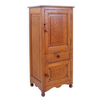 Vintage Wooden Side Cabinet - 1950s